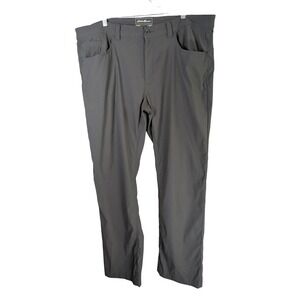 Eddie Bauer Travex Pants Mens 40x32 Gray Straight Leg Hiking Travel